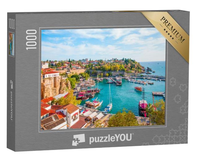 Puzzel 1000 stukjes „Foto van het oude centrum van Kaleici, Antalya, Turkije“