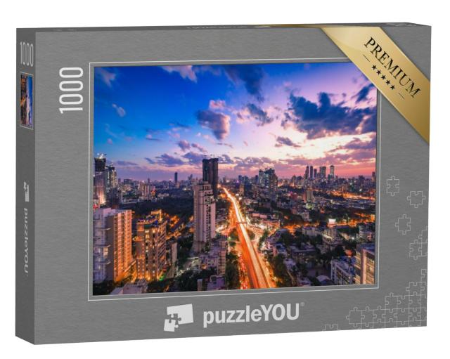 Puzzel 1000 stukjes „Uitzicht op Mumbai“