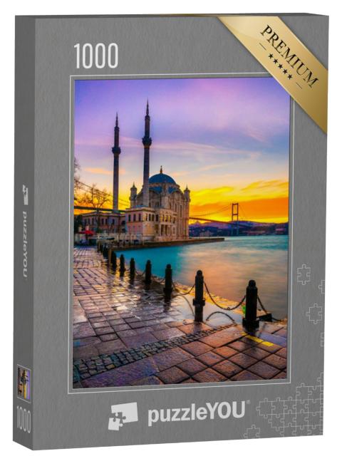 Puzzel 1000 stukjes „Zonsopgang bij de Bosporusbrug“