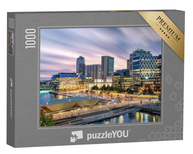 Puzzel 1000 stukjes „Media City, Salford Quays, Manchester“