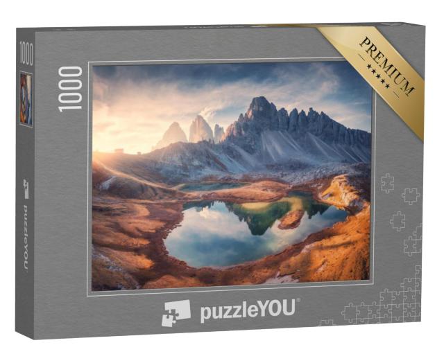 Puzzel 1000 stukjes „Wilde Dolomieten, Italië“