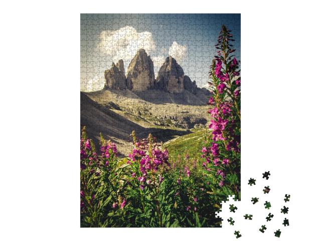 Puzzle 1000 Teile „Drei Zinnen, Südtirol, Alpen, Dolomiten“