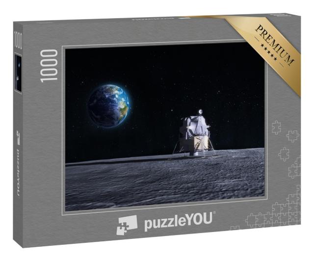 Puzzle „Mondlandefähre nach dem Raumschiff der Apollo-Mission“