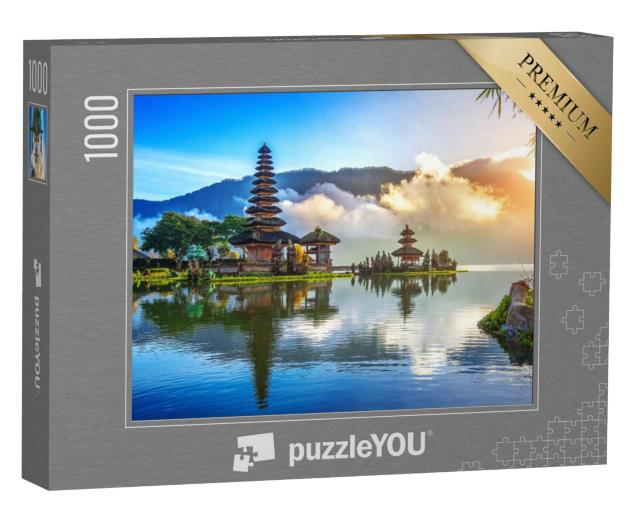 Puzzel 1000 stukjes „Beroemde tempel op Bali, Indonesië“