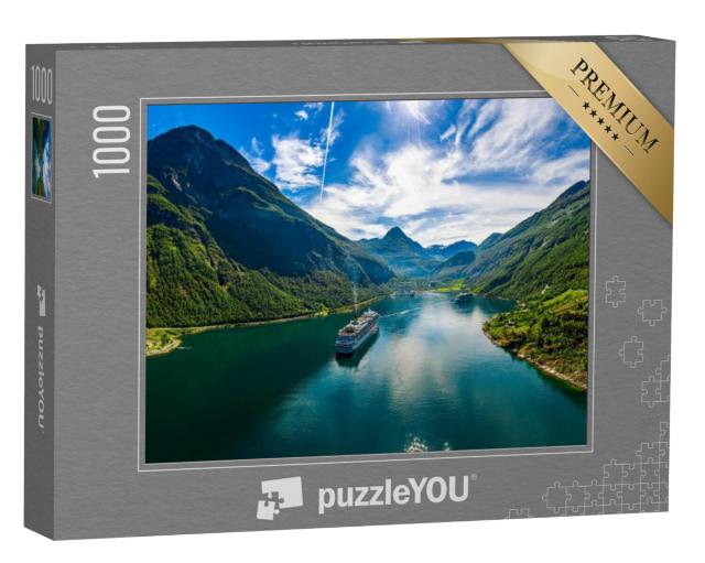 Puzzel 1000 stukjes „Geirangerfjord, Noorwegen“