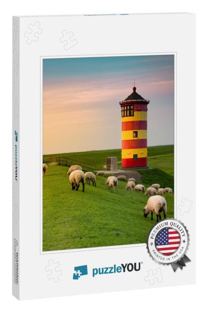 A Beautiful Lighthouse on the East Frisian Coast... Jigsaw Puzzle
