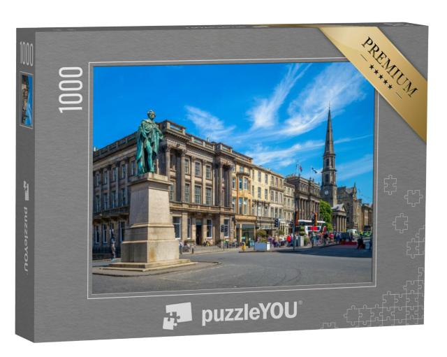 Puzzel 1000 stukjes „George Street in Edinburgh, Schotland“