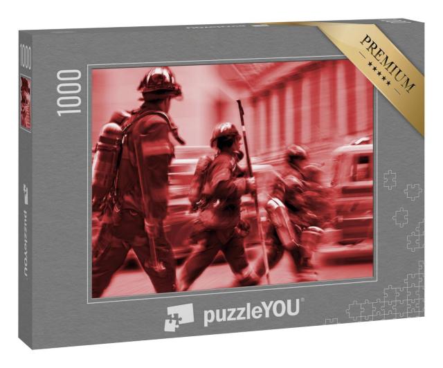 Puzzle 1000 Teile „Feuerwehrmänner“