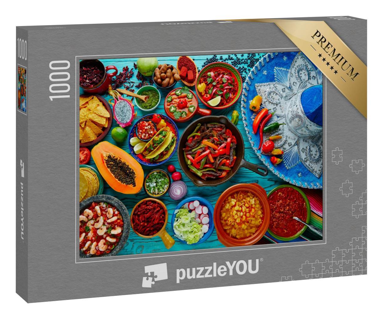 Puzzle 1000 Teile „Mexikanisches Essen“