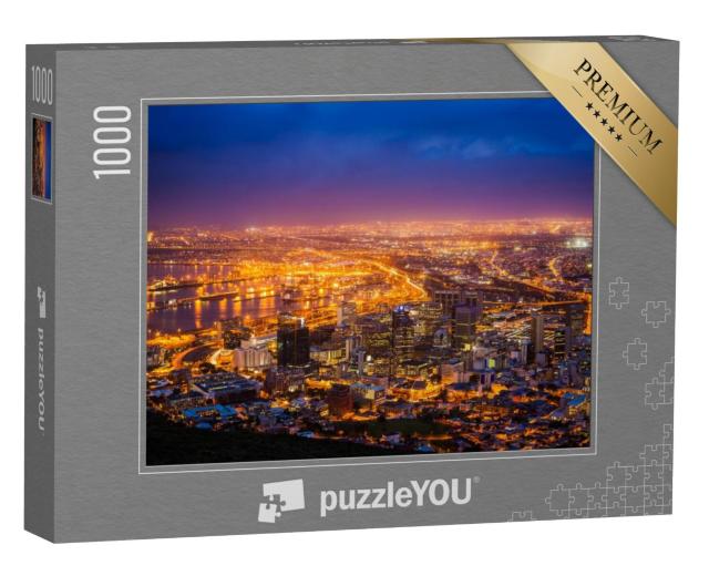 Puzzel 1000 stukjes „Uitzicht op Kaapstad in de vroege ochtend, Zuid-Afrika“