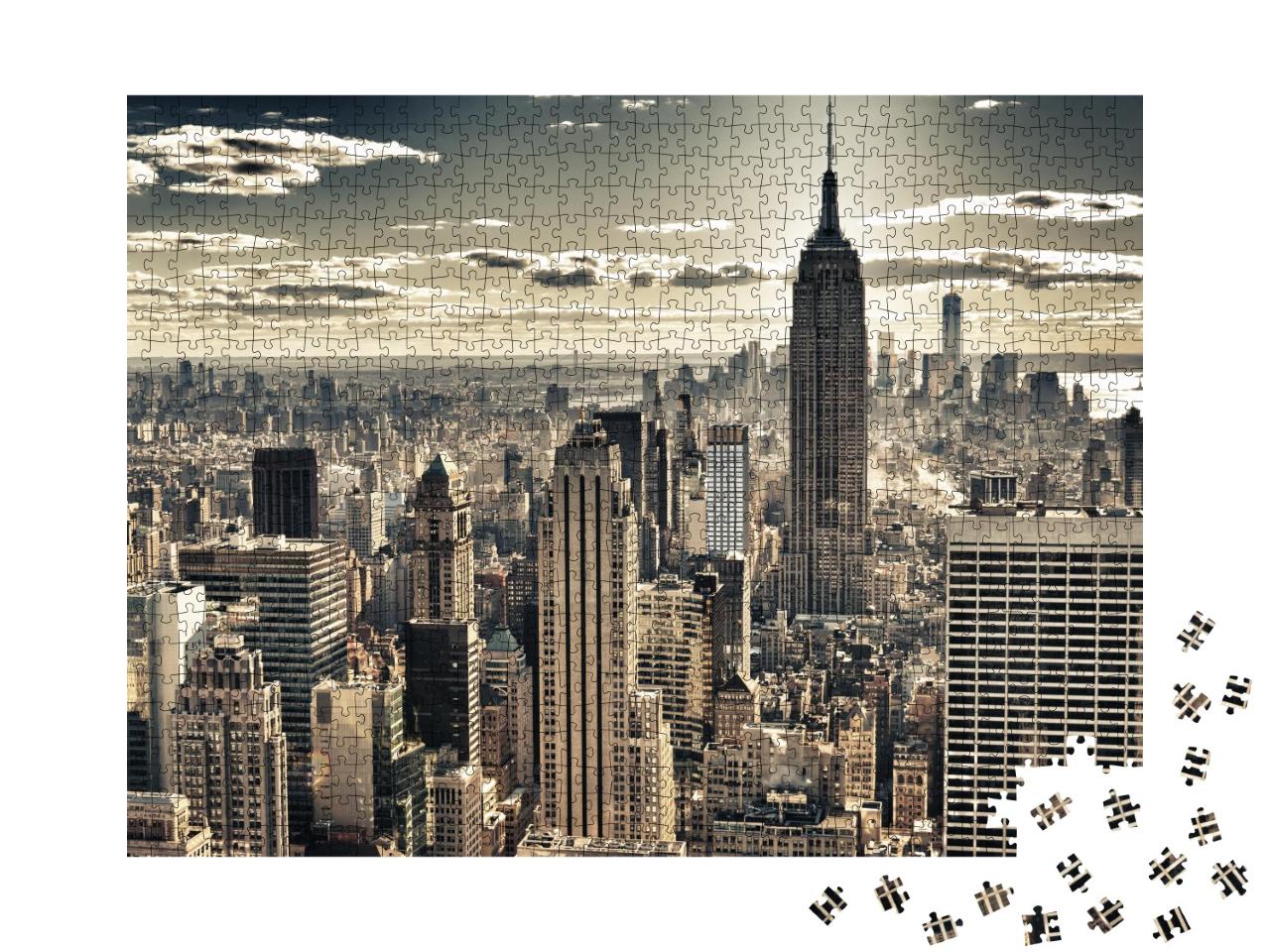 Puzzle 1000 Teile „HDR-Aufnahme von New York“