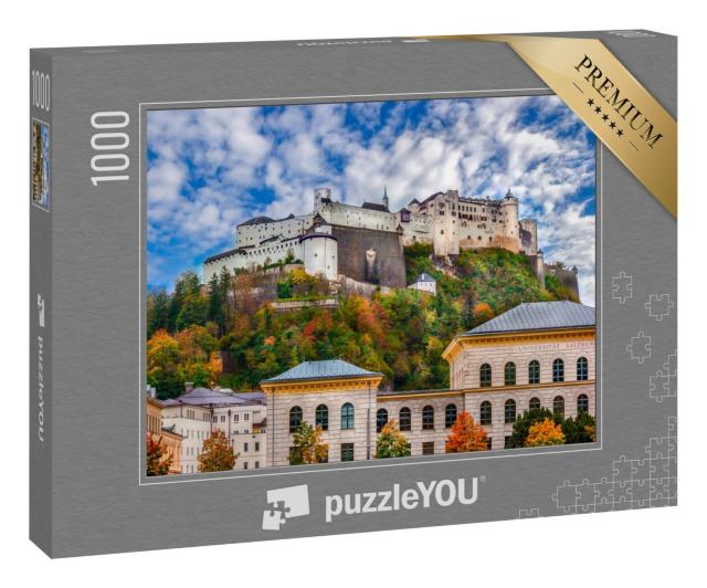 Puzzle „Wunderschöner Blick auf die Festung Hohensalzburg, Salzburg, Österreich“