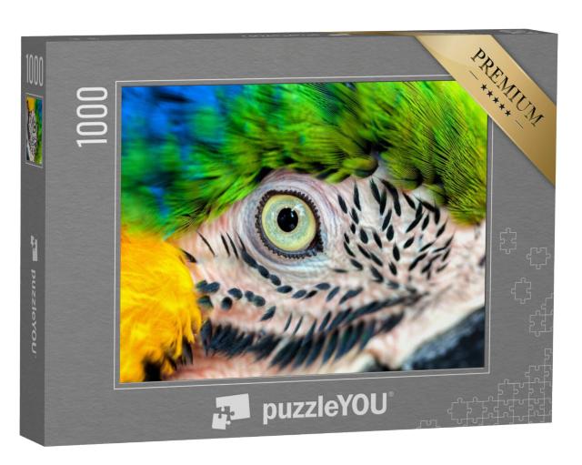 Puzzel 1000 stukjes „Close-up: papegaaienoog“