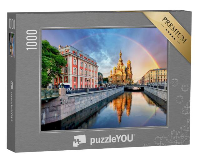 Puzzel 1000 stukjes „Kerk van St. Petersburg, Rusland“