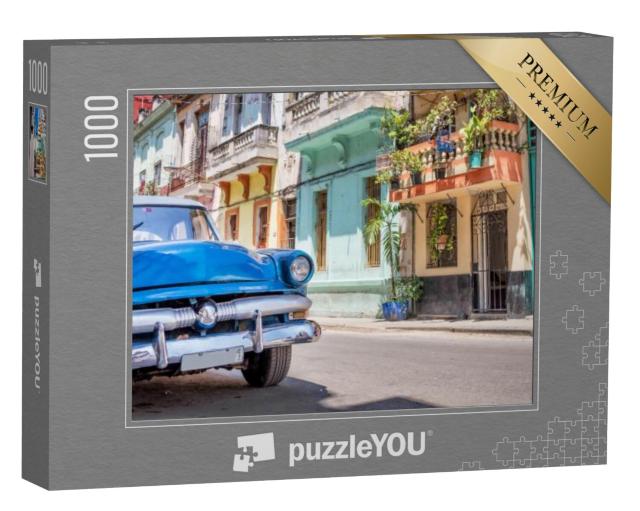 Puzzel 1000 stukjes „Klassieke Amerikaanse oldtimer in Havana, Cuba“