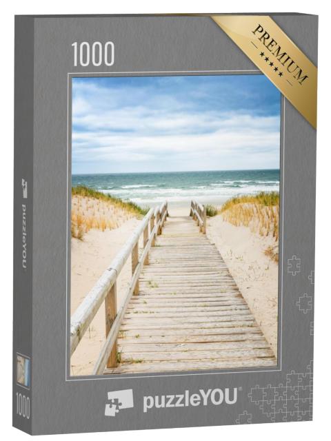 Puzzel 1000 stukjes „Voetpad op een duin op Sylt, Noord-Friesland“