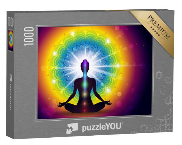 Puzzel 1000 stukjes „Yoga energie effecten“