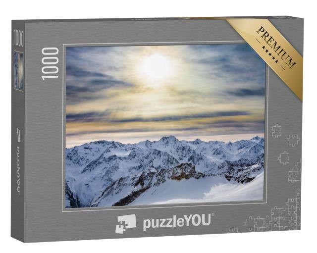 Puzzel 1000 stukjes „Skigebied in de Ötztaler Alpen“