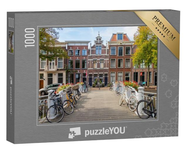 Puzzel 1000 stukjes „Grachtenpanden aan de Westhaven in het centrum van de historische stad Gouda“