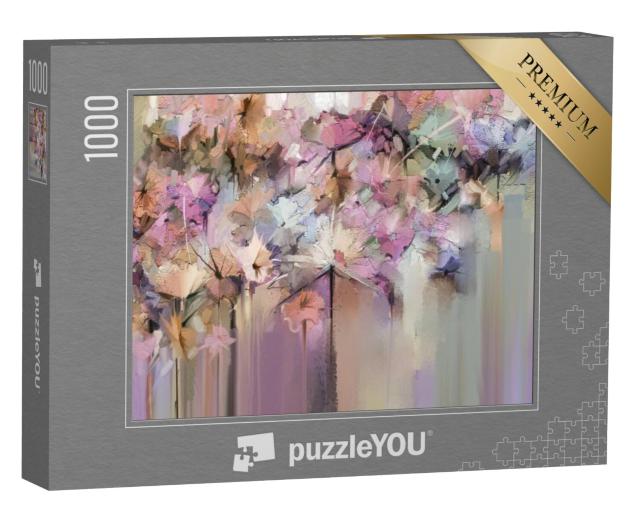 Puzzel 1000 stukjes „Bloemenfoto in zachte kleuren“