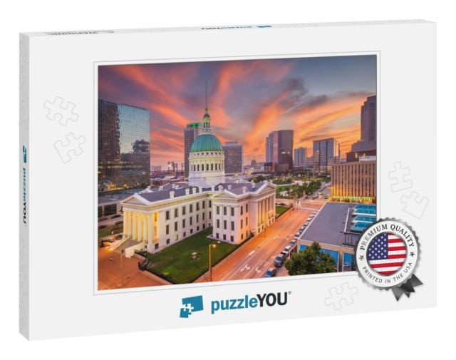 St. Louis, Missouri, USA Downtown Cityscape with the Old C... Jigsaw Puzzle