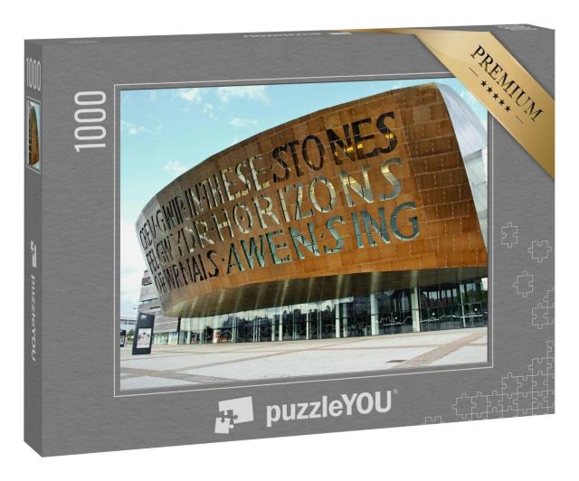 Puzzle 100 Teile „Wales Millennium Centre Cardiff Bay“