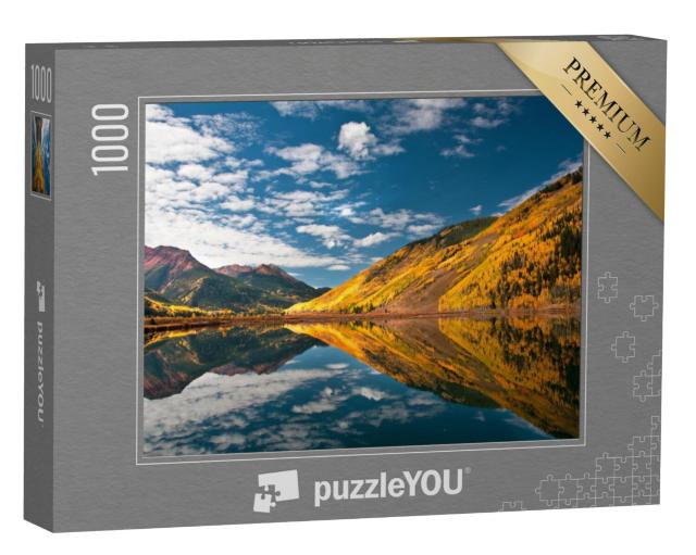 Puzzel 1000 stukjes „Rocky Mountain: Colorado in de herfst“