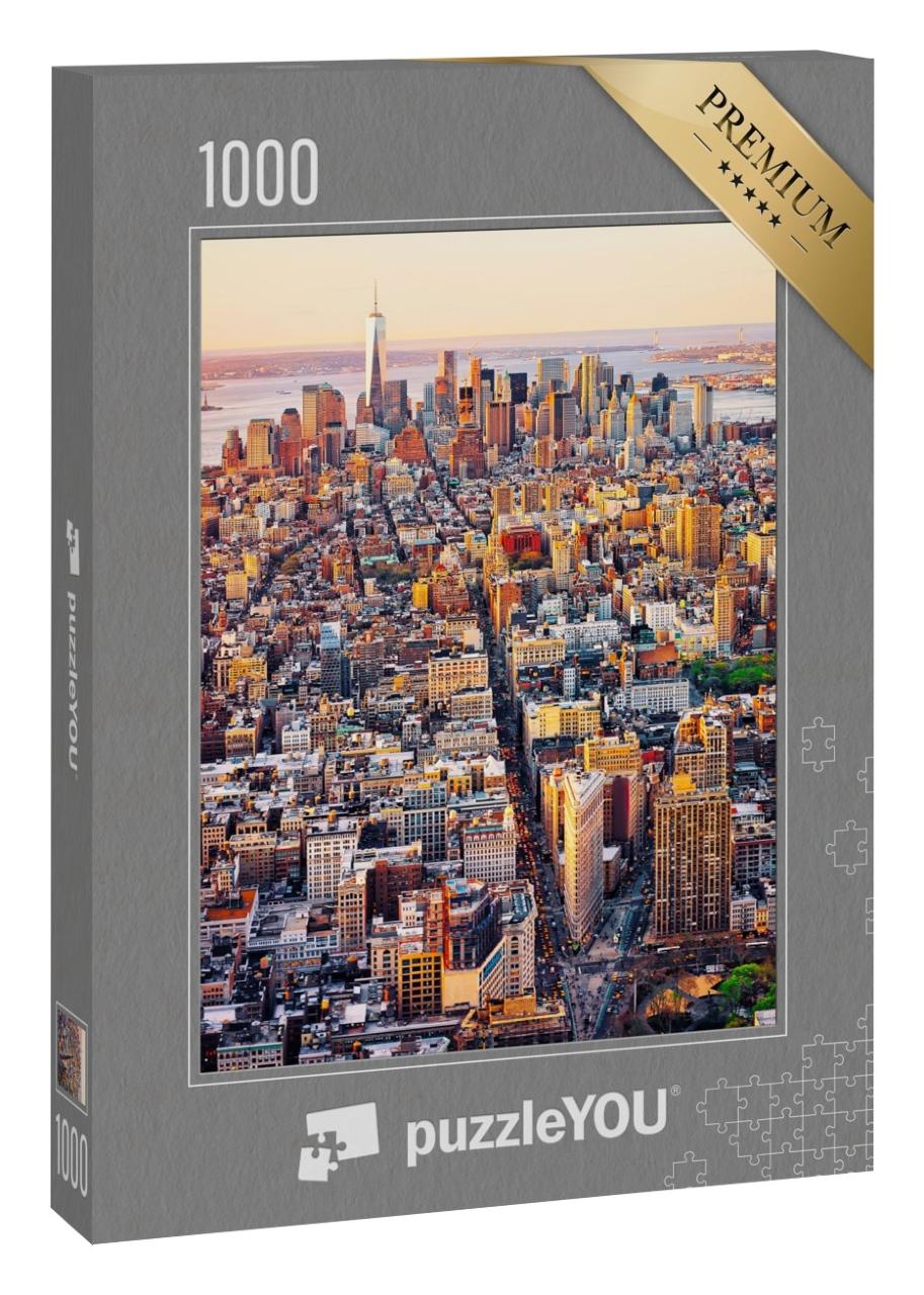 Puzzle 1000 Teile „Luftaufnahme von New York City“