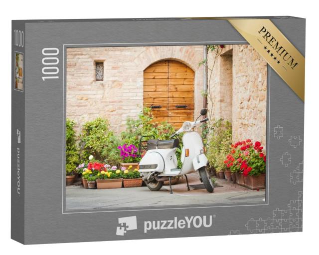 Puzzel 1000 stukjes „Een Vespa, Italië“