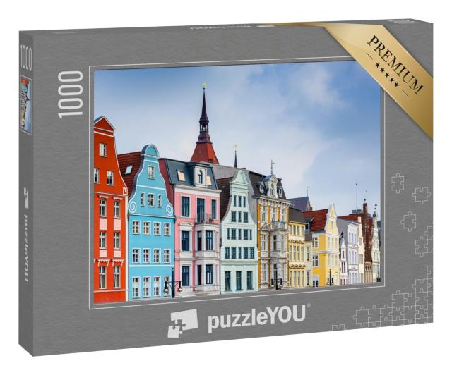 Puzzle „Rostock, Deutschland Altstadt Stadtbild“