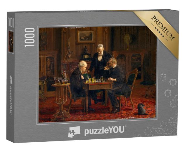 Puzzel 1000 stukjes „Thomas Eakins - De schakers“