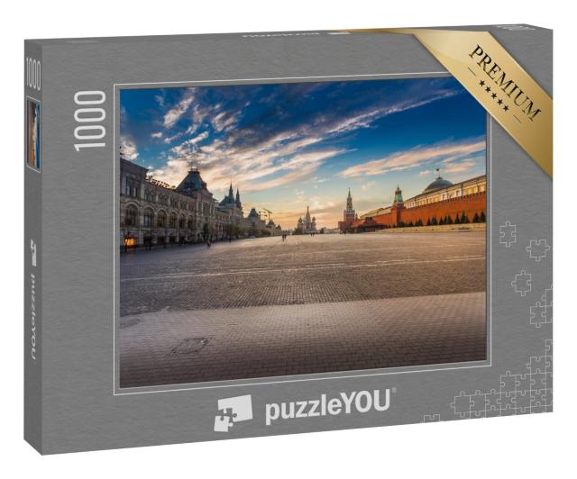 Puzzle „Roter Platz mit Blick auf die Basilius-Kathedrale, Moskau“