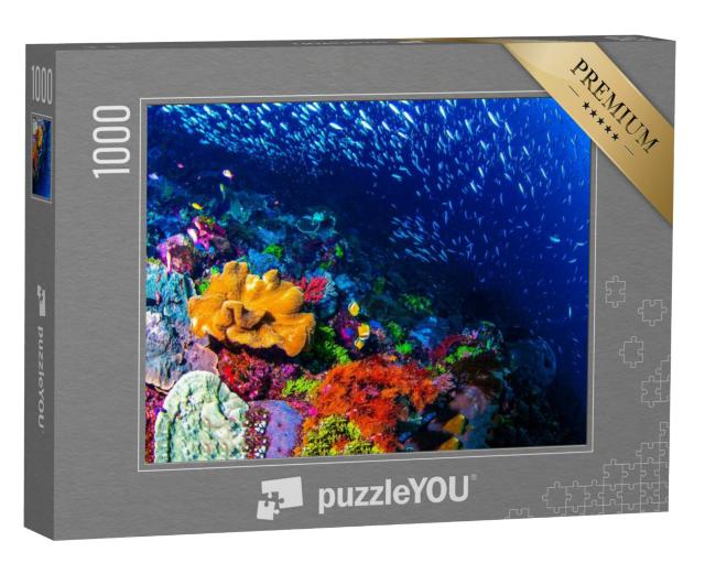 Puzzel 1000 stukjes „Adembenemend kleurrijk koraalrif“