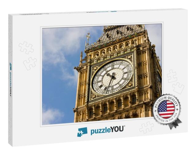 Close-Up of the Clock Face of Big Ben, London... Jigsaw Puzzle
