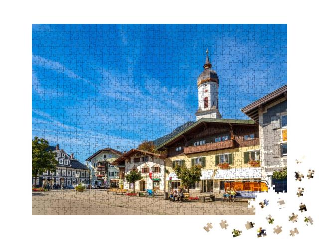 Puzzle 1000 Teile „Wunderschönes Garmisch-Partenkirchen“