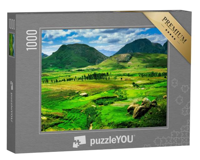 Puzzel 1000 stukjes „Landschap in Madagaskar, Afrika“