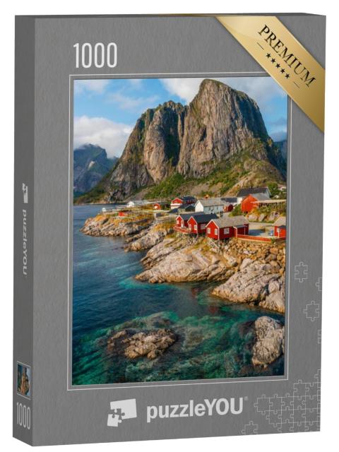 Puzzel 1000 stukjes „Foto van Hamnøy, Lofoten, Noorwegen“