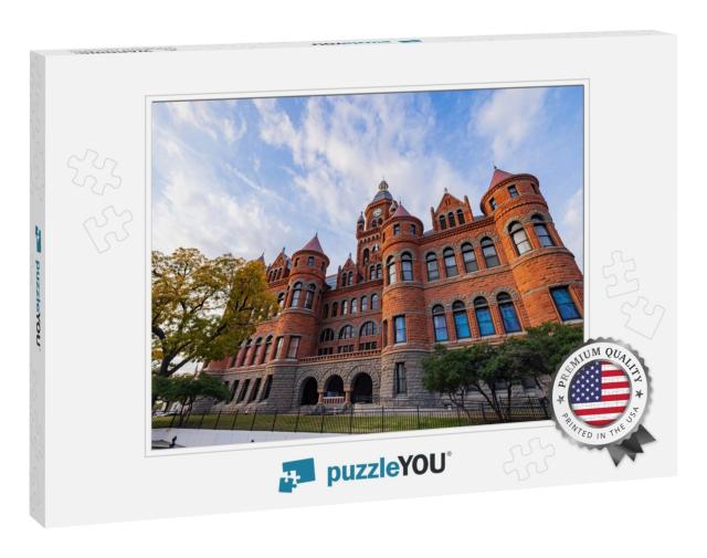 Exterior View of the Old Red Museum of Dallas County Hist... Jigsaw Puzzle