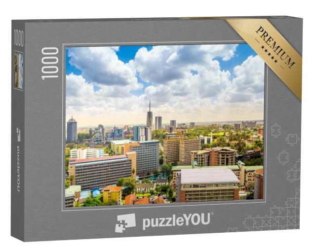 Puzzel 1000 stukjes „Centrum van Nairobi, Kenia“