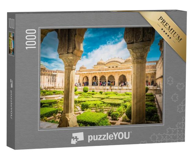 Puzzel 1000 stukjes „Het barnstenen fort van Sheesh Mahal“