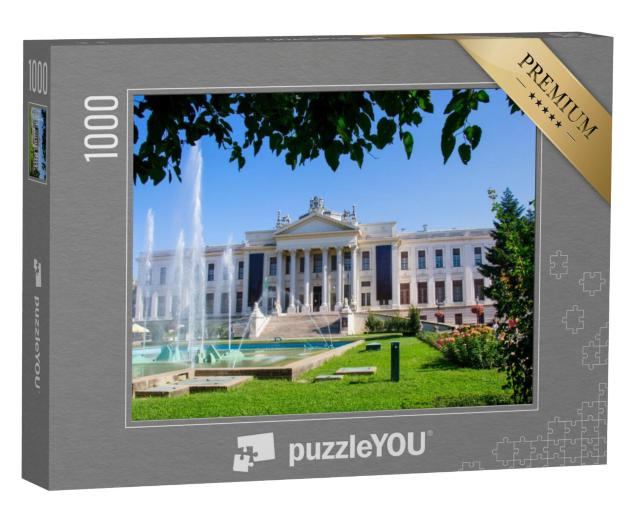 Puzzel 1000 stukjes „De prachtige bloeiende rozentuin van Szeged, Hongarije“