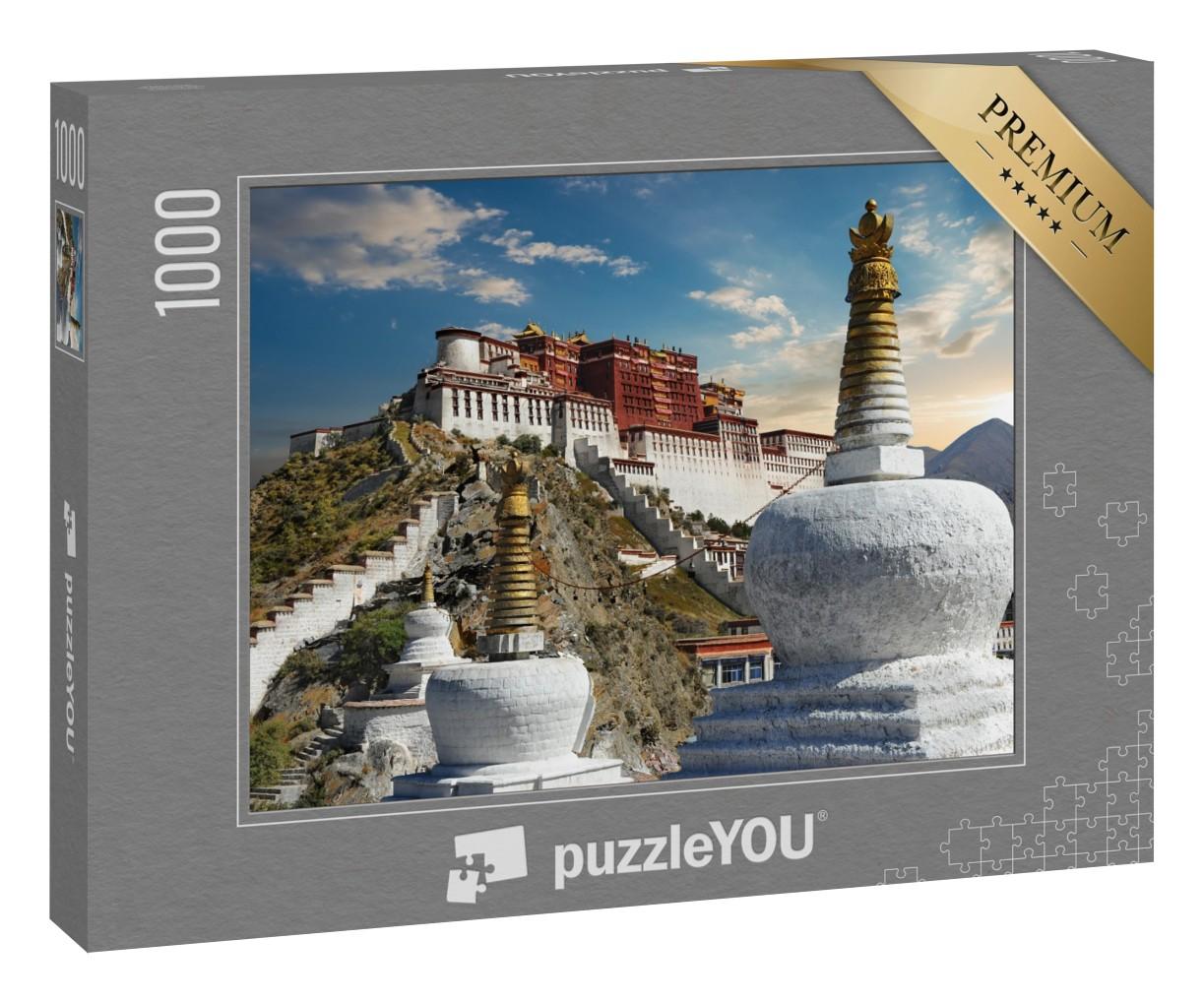 Puzzle 1000 Teile „Der Potala-Palast in Lhasa, Tibet“