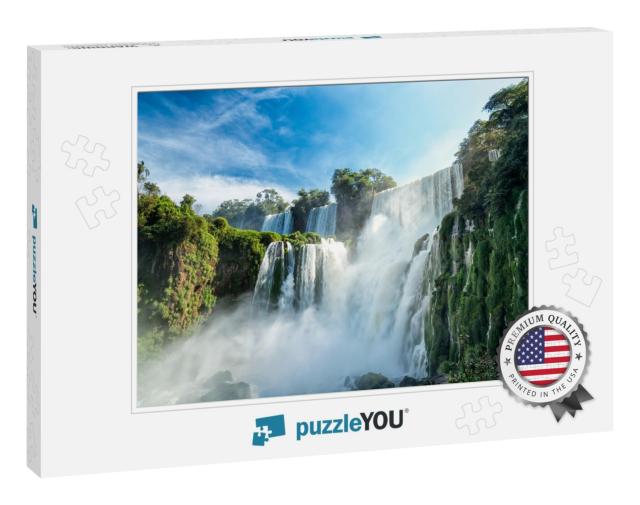 Iguazu Falls, 7 Wonder of the World in - Argentina... Jigsaw Puzzle