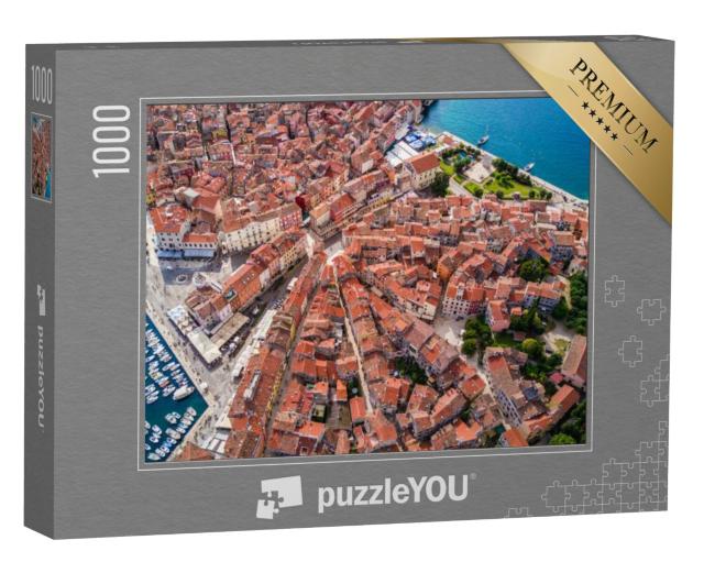 Puzzel 1000 stukjes „Oude stadscentrum van Rovinj, Istrië, Kroatië“