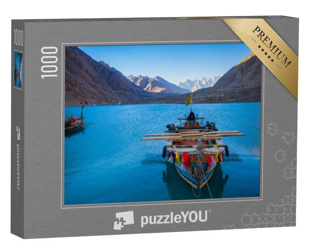 Puzzel 1000 stukjes „Attabad Meer in het noorden van Pakistan“