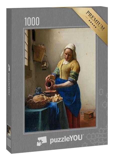 Puzzle 1000 Teile „Johannes Vermeer - Das Milchmädchen“