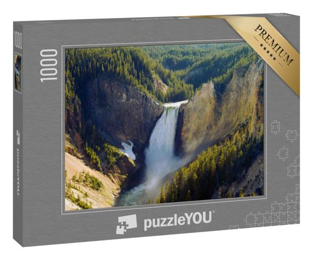Puzzle 1000 Teile „Grand Canyon des Yellowstone Nationalparks“