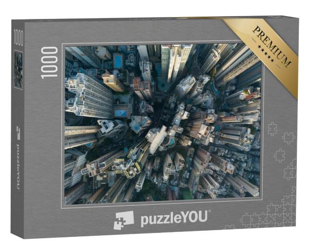 Puzzel 1000 stukjes „Wolkenkrabbers Hong Kong“