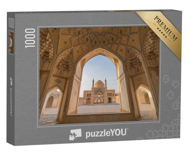 Puzzel 1000 stukjes „Een historische moskee in Kashan, Iran“