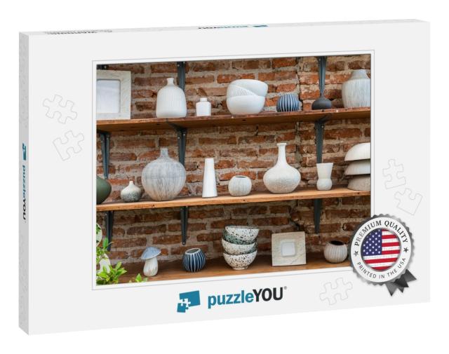 Set of Clay Pot & Ceramic Kitchenware Which is K... Jigsaw Puzzle